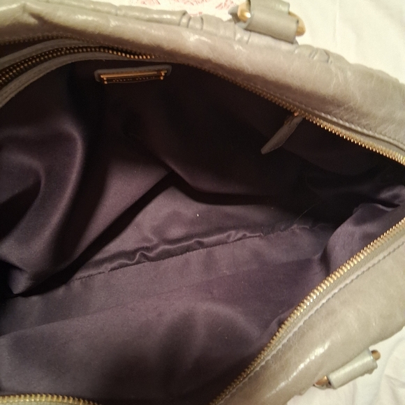 ❤Miu Miu Matelasse Lux Leather Bauletto Bowler Bag in Grey - Picture 9 of 12